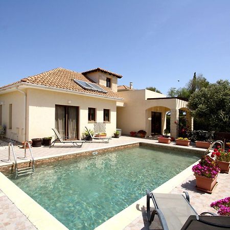 Amathousia Villa With Private Pool And Sea View Pissouri Bagian luar foto